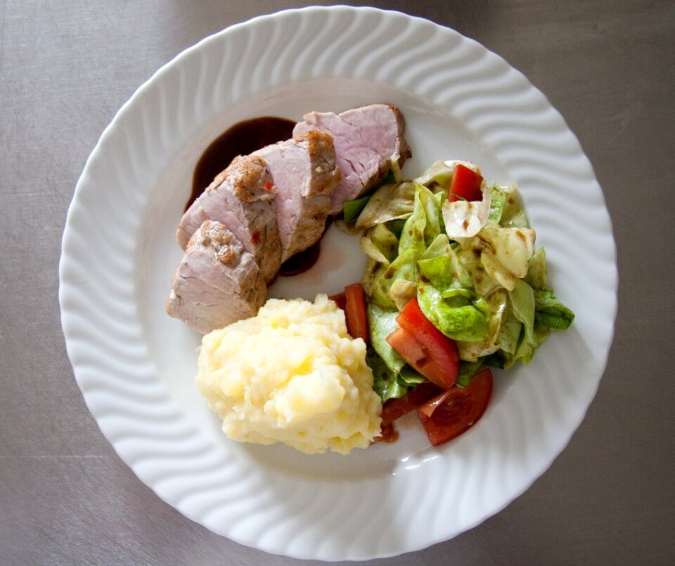 Mashed potatoes side dishes main course