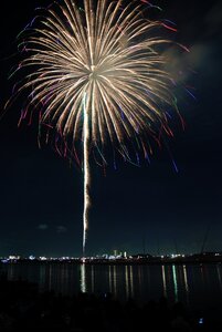 Fireworks sky night photo