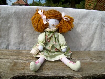 Textile little girl game