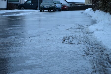 Winter wintry drive