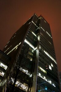 Glass night window