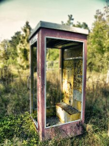 Abandoned ruin open pit mining photo