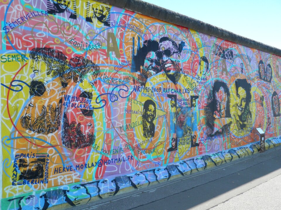 Art east side gallery graffiti