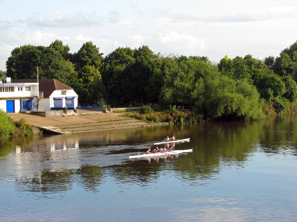 Thames rowers boats