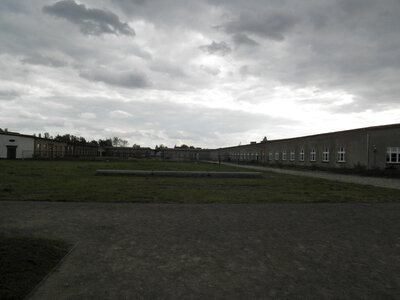 Sachsenhausen concentration camp barracks