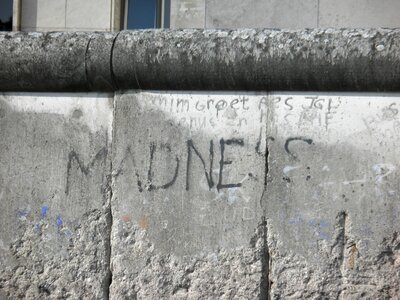 Berlin wall insanity photo