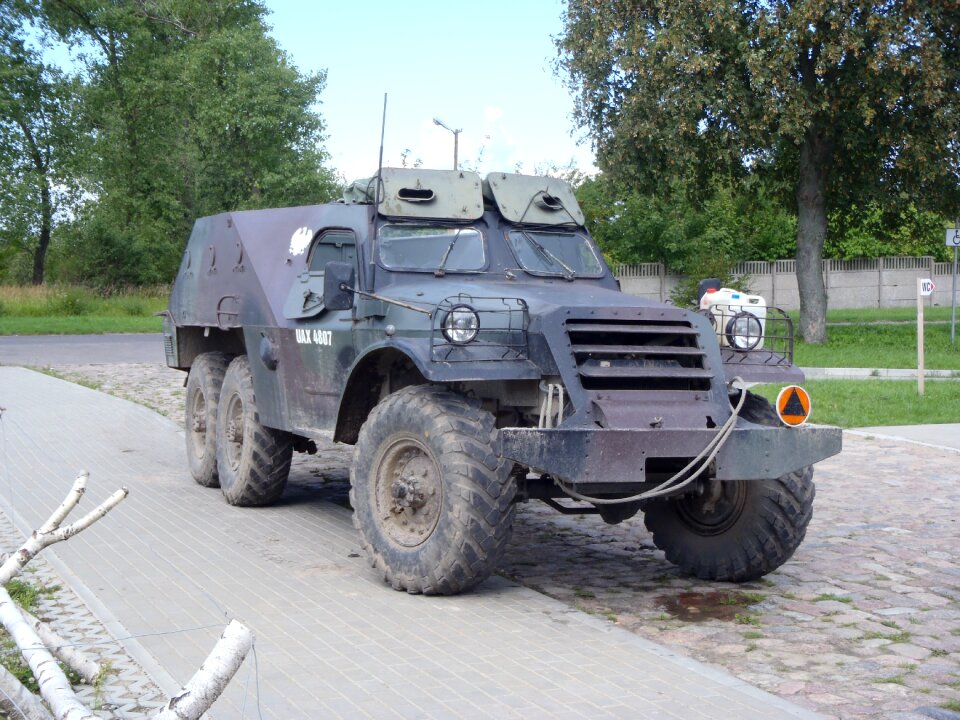 Military car the vehicle