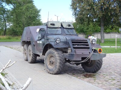 Military car the vehicle