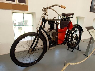 Motorcycle old oldster