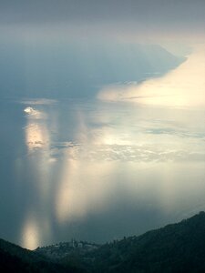 Autumn lake geneva rochers de naye
