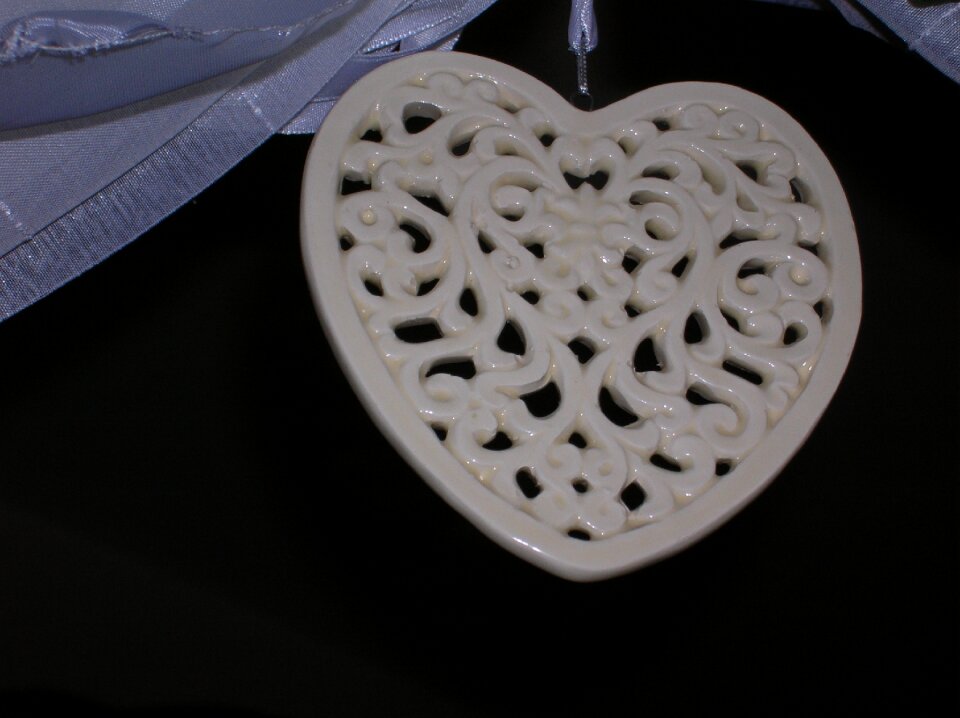 Openwork happiness valentine's day