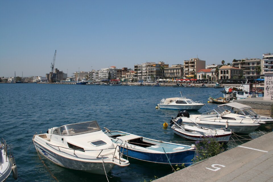 Fishing boat water greece