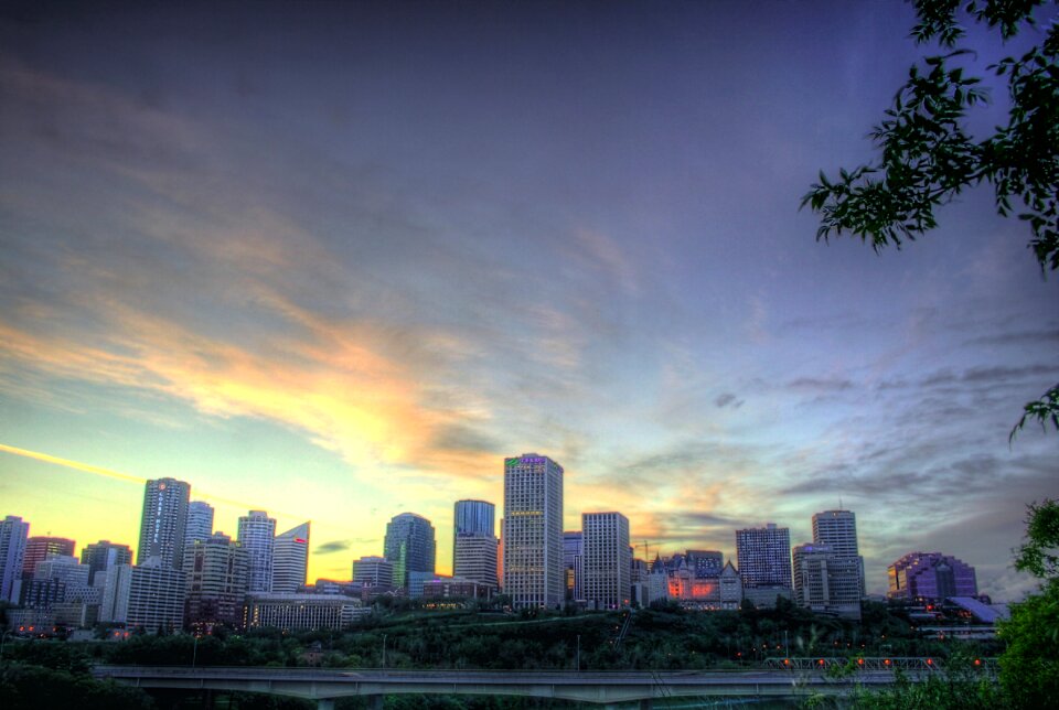 Dusk evening lights