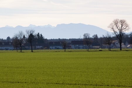 Landscape panorama distant view photo