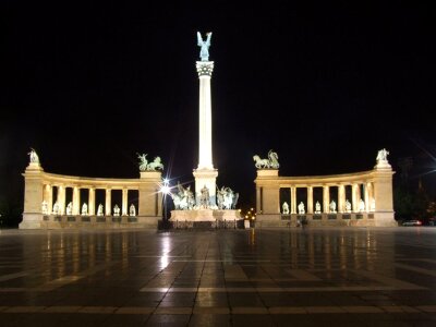 Budapest heroes ' square reminder