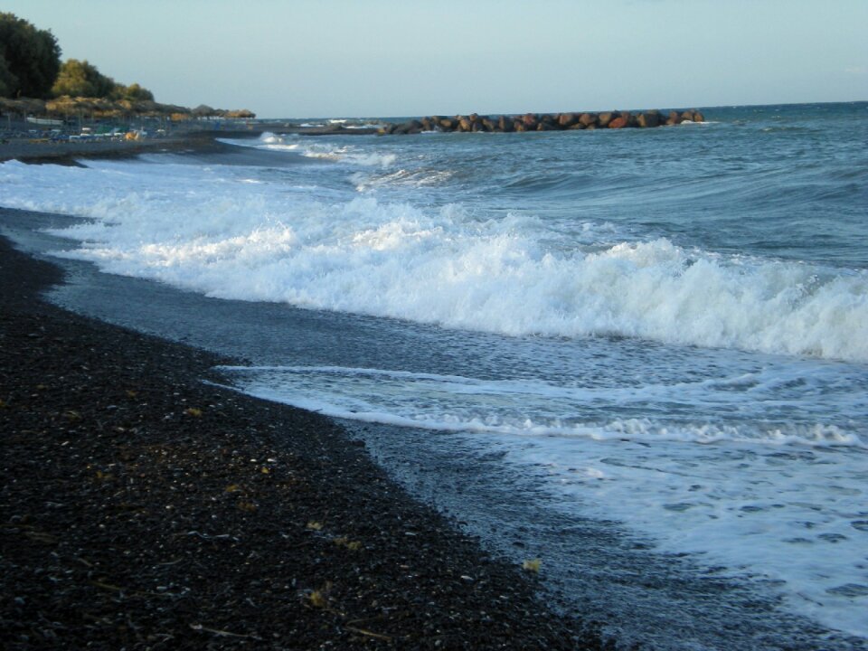 Greece marine waves
