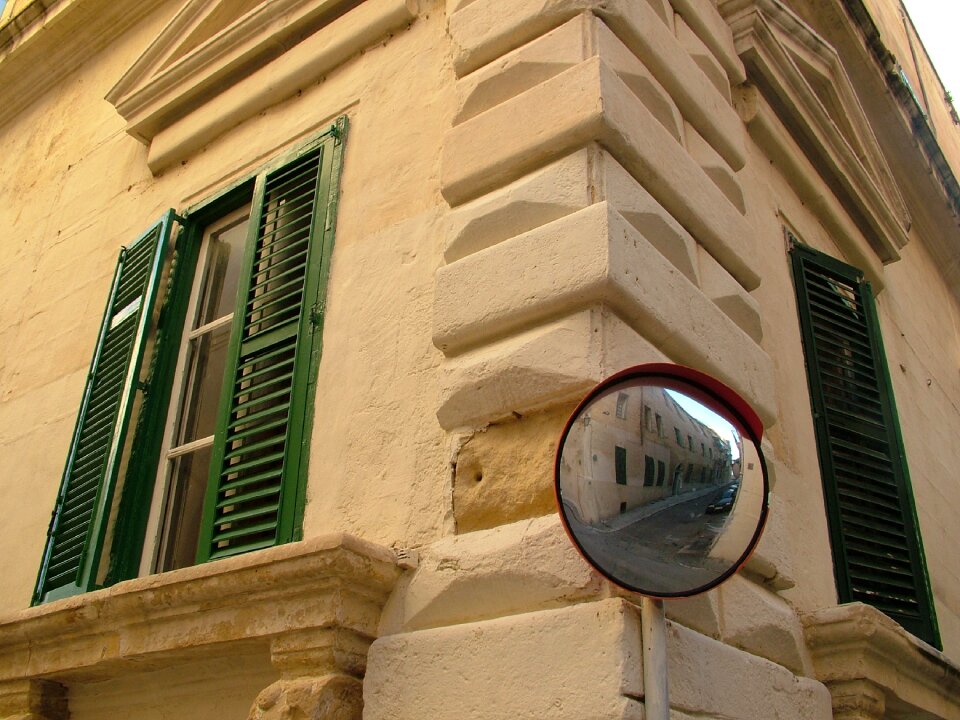 Malta city mirror