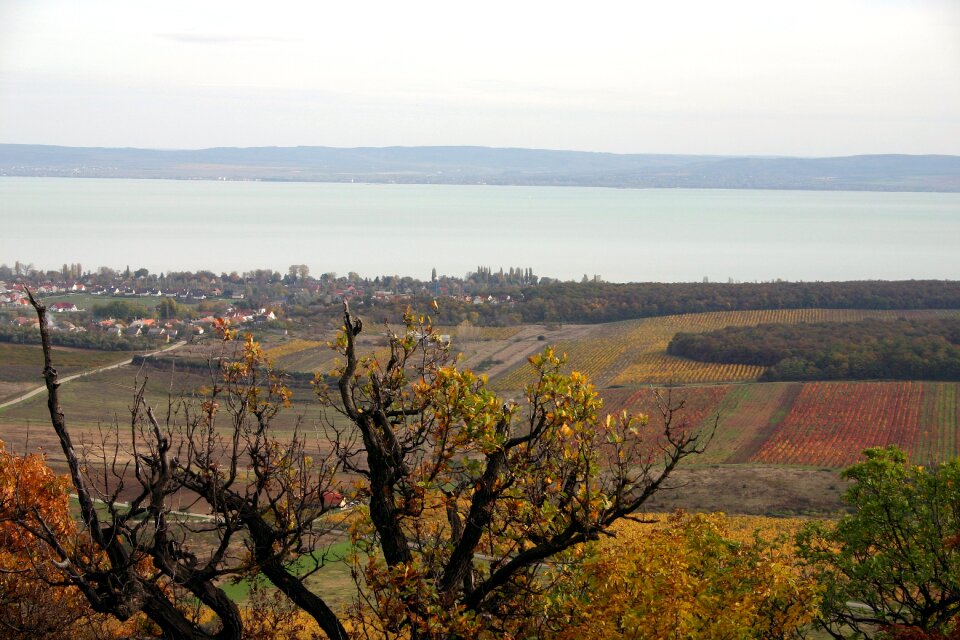Vista lake balaton hegyestűről