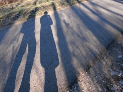 Light and shadow shadow play vertical