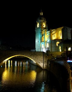 Evening canal water photo