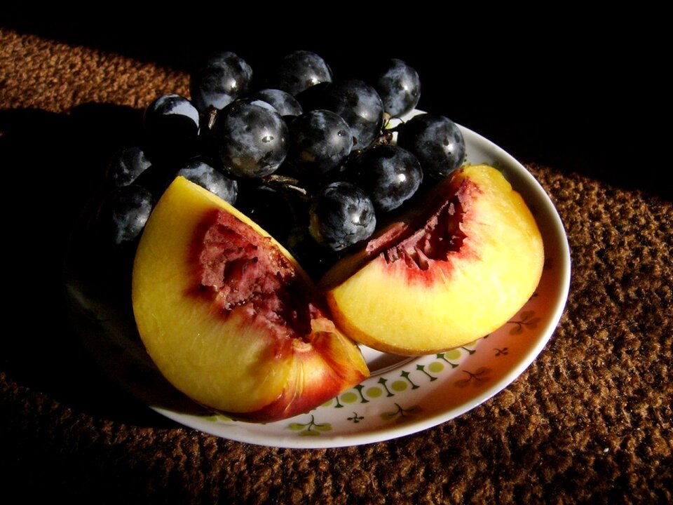 Nectarine fruit autumn mood