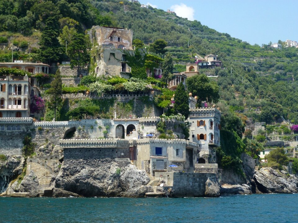 Coastal scape riverboats