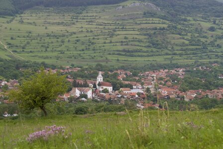 Torockó landscape village photo