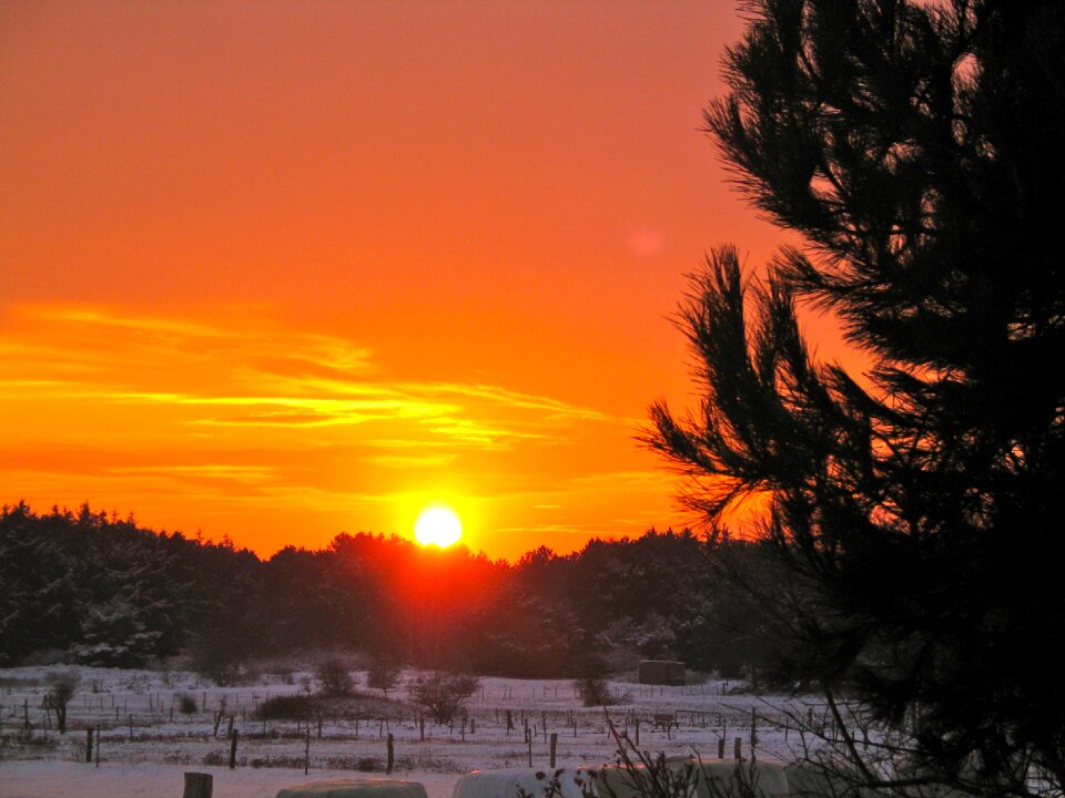 Sunset evening sky nature photo