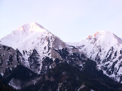 Slovakia sunrise winter