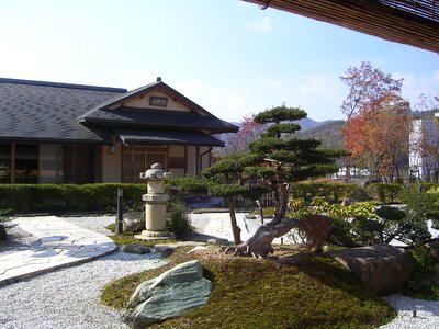 Japan tea house garden