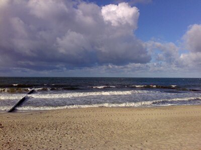 Baltic sea warnemünde beach photo