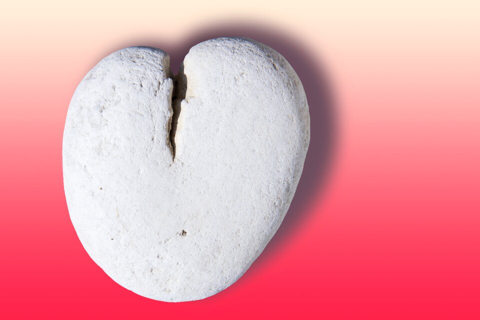 Stone heart marble romance