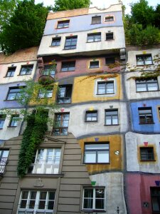 Hundertwasser house building