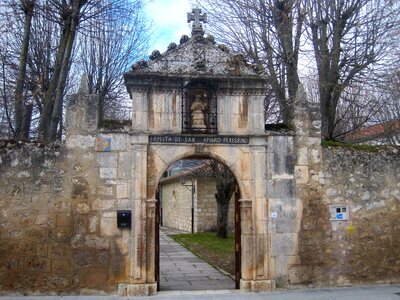 Stone doorway arch