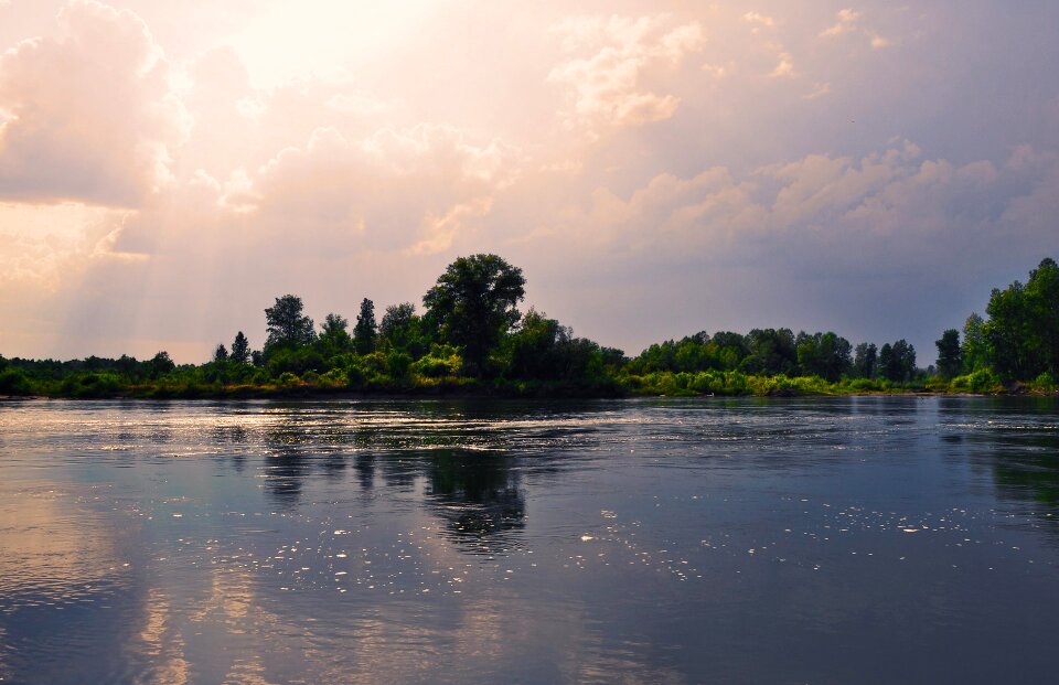 River nature landscape