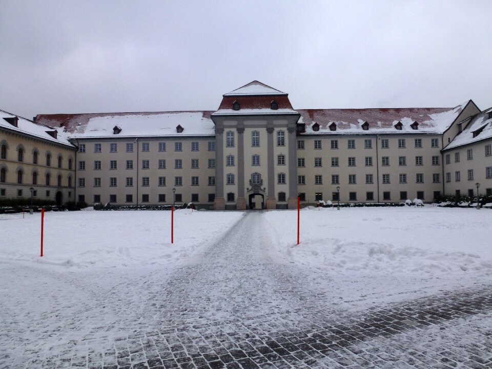 Building monastery winter