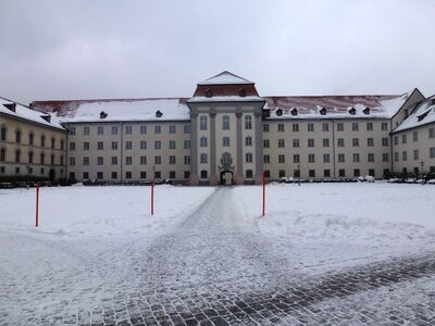 Building monastery winter