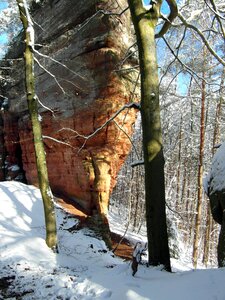 Palatinate old castle rock sandstone