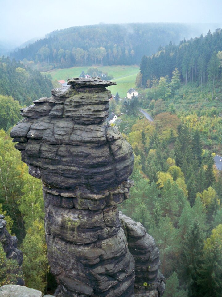 Saxon switzerland sand stone landscape