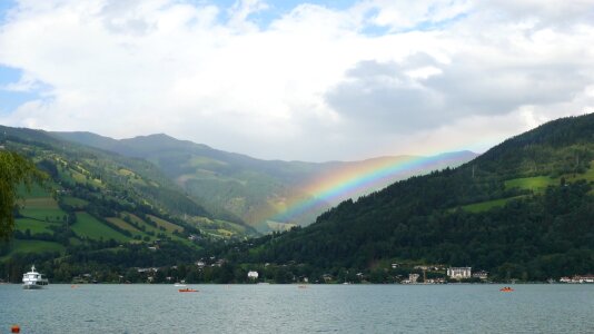 Zellamsee rainbow nature