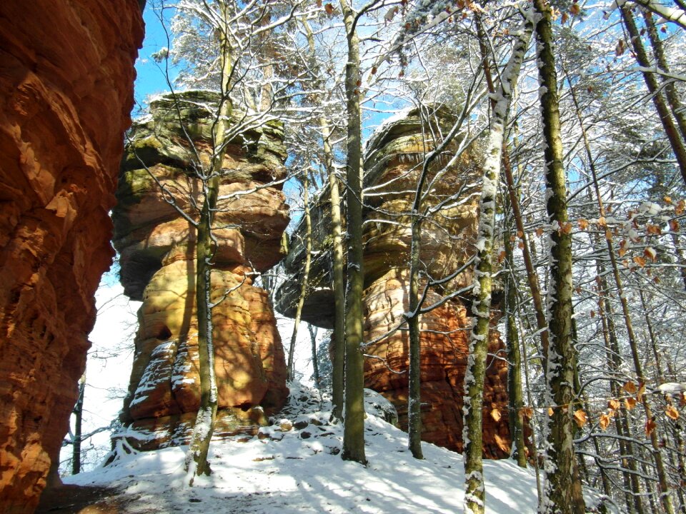 Winter vacations hiking
