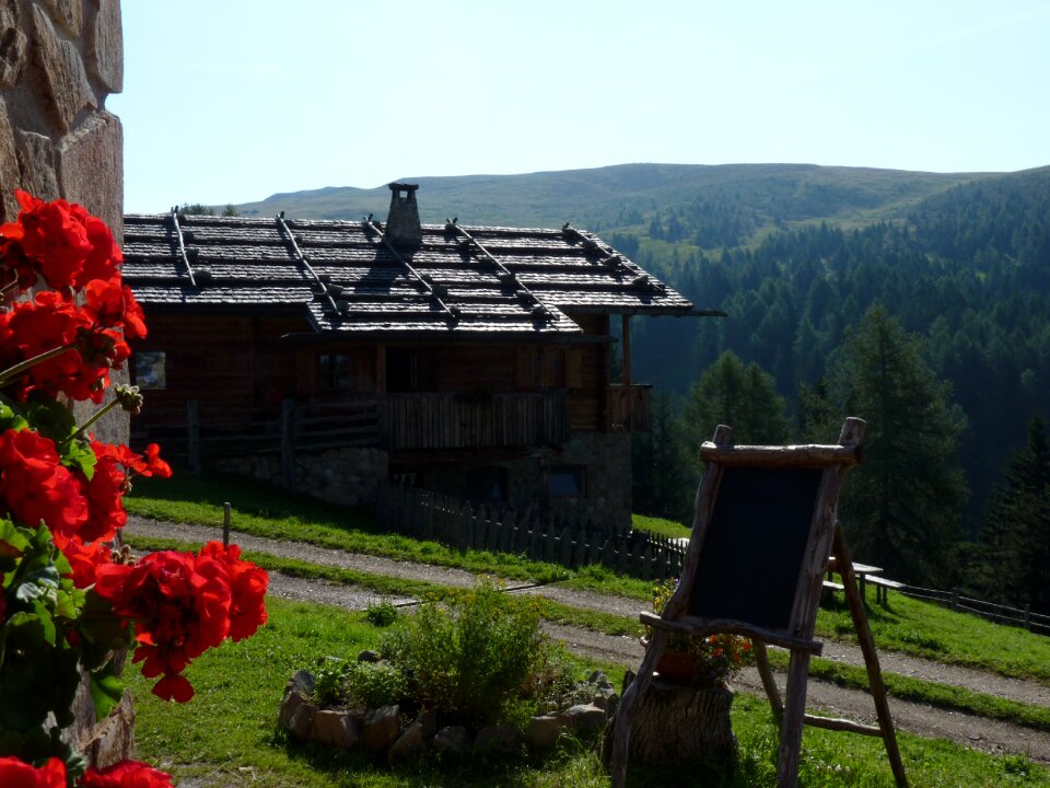 Mountains hut south tyrol