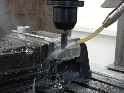 Machining chips engraving