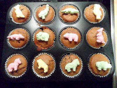 Small cakes children's birthday children