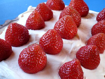 Summer time fruit red