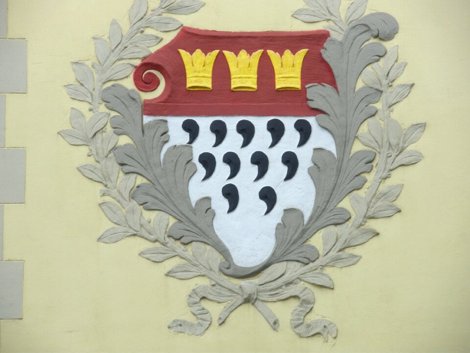 Coat of arms hauswand facade