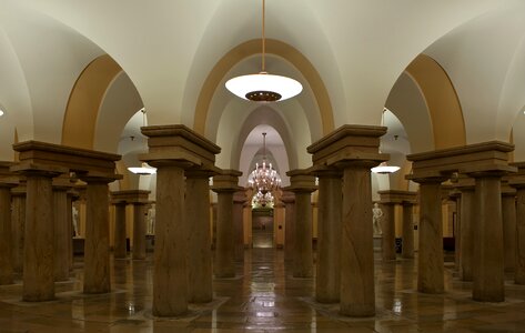 Interior columns wood