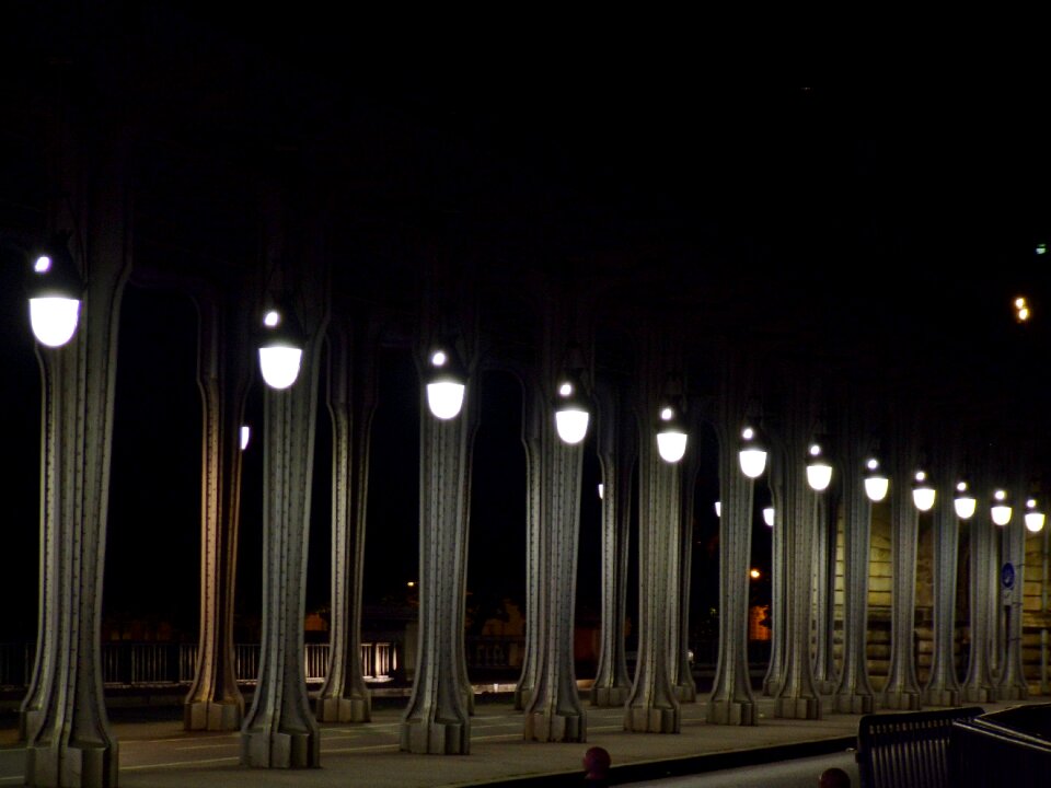 Night lights street photo