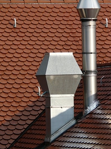 Roofing eat chimney