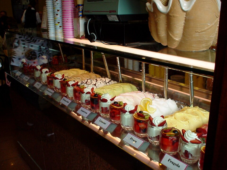 Ice cream ice colorful